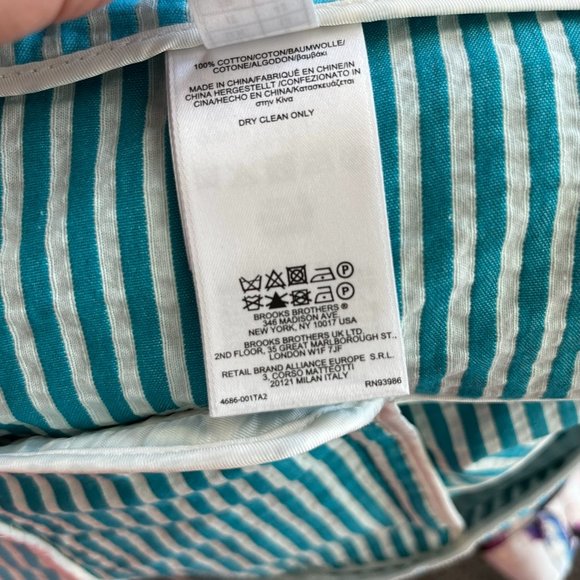 Brooks Brothers Stellita FitSeersucker Striped Cropped Blazer - Picture 10 of 11